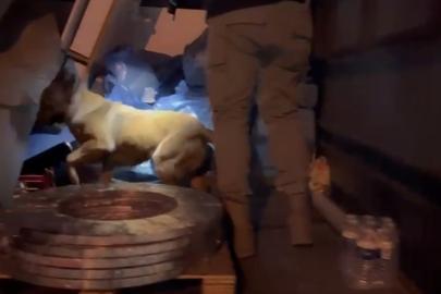 Marş dinamosundan uyuşturucu çıktı: Narkotik köpeği Pera’nın dikkati ele verdi