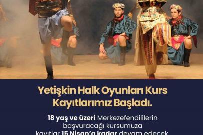 Merkezefendi’de yetişkin halk oyunları kurs kayıtları başladı