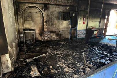 Mersin’de camide çıkan yangın hasara yol açtı