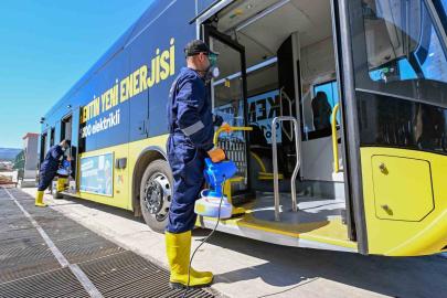 Mersin’de toplu taşımada hijyen ve güvenlik ön planda