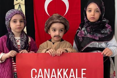 Minik yüreklerde 18 Mart ruhu canlandı
