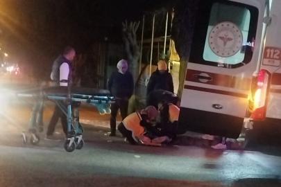 Motosikletler kafa kafaya çarpıştı: 1 yaralı