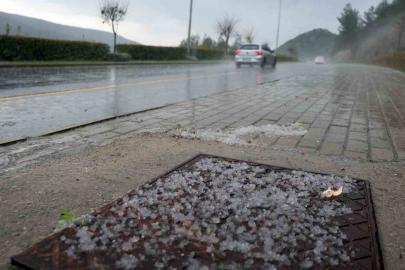 Muğla’da dolu sürprizi