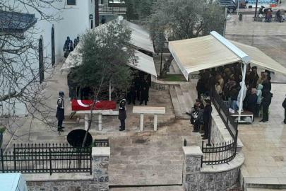 Muğla’da emekli jandarma albay son yolculuğuna uğurlandı