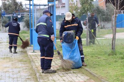 Nazilli Belediyesi’nden Esenköy’de temizlik çalışması