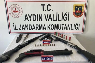 Nazilli’de ruhsatsız silah operasyonu