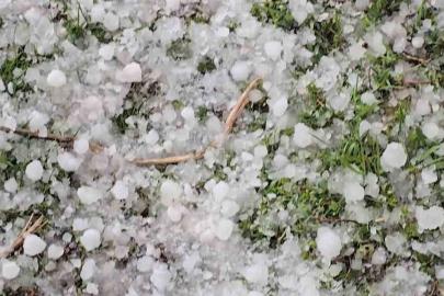 Niğde’de dolu yağışı etkili oldu