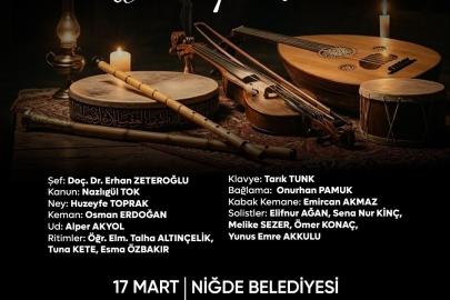 Niğde’de ilahi rüzgarı esecek