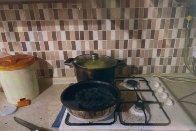 Ocakta unutulan yemek kadının ölümüne neden oldu