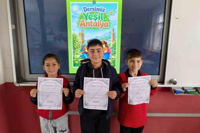 Öğrencilerin bu haftaki dersi: Yeşil Antalya