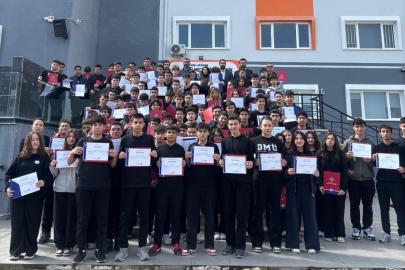 OMÜSEM lise öğrencilerine eğitim verdi: 116 öğrenci sertifikasını aldı