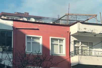 Ordu’da 3 katlı binada korkutan baca yangını