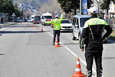 Ordu’da bir haftada 20 binden fazla araç ve sürücüsü denetlendi