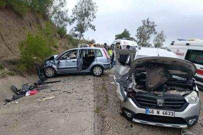 Osmaniye’de otomobil ile ticari araç çarpıştı: 6 yaralı