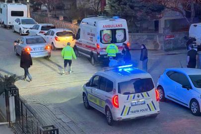 Otomobil ile motosiklet çarpıştı: 1 yaralı