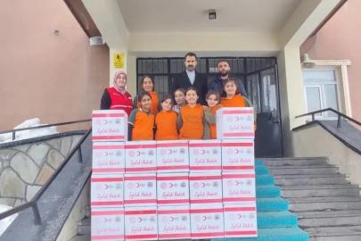 Patnos’ta "Bir sınıf bir koli projesi" etkinliği