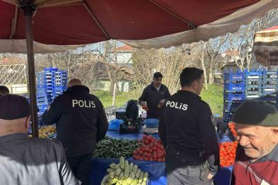 Pazarda cüzdan hırsızlığı iddiası polisi harekete geçirdi