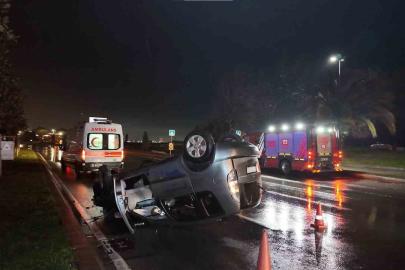 Pendik sahil yolunda aşırı hız kaza getirdi: 3 yaralı