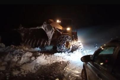 Pervari’de karda mahsur kalan 78 kişi kurtarıldı