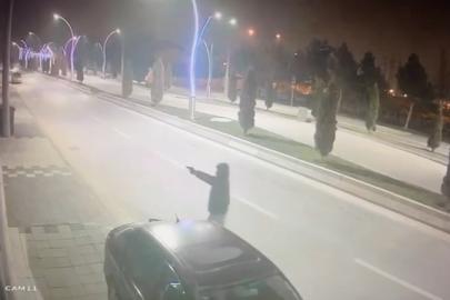 Ramazanda kapalı olan mekanın kurşunlanma anı kamerada