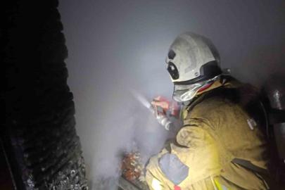 Reyhanlı’da ev yangını