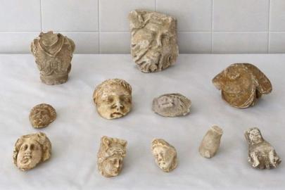 Roma dönemine ait heykel parçalarıyla yakalanan 5 şüpheli gözaltına alındı