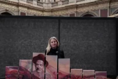 Rus ressam Kirillova’nın "Aşık Veysel Portresi" Saint Petersburg’da "Laureate" ödülüne layık görüldü