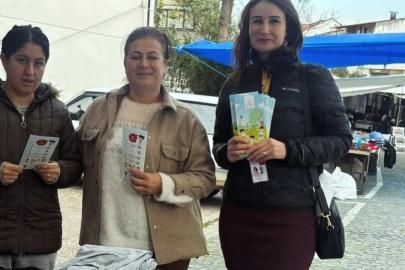 Sağlıkçılardan pazar yerinde obezite farkındalığı