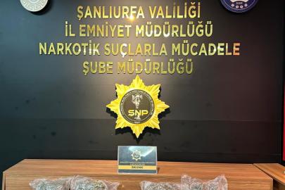 Şanlıurfa’da 2 kilo 150 gram uyuşturucu ele geçirildi