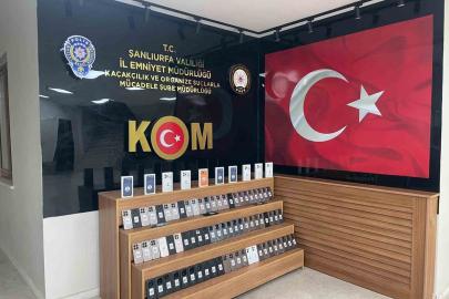 Şanlıurfa’da 85 adet kaçak telefon ele geçirildi