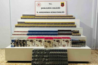 Şanlıurfa’da kaçak sigara ve telefon ele geçirildi