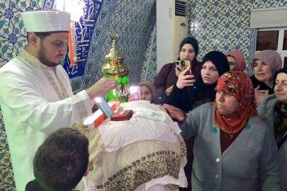 Şarköy’de Sakal-ı Şerif ziyareti yoğun ilgi gördü