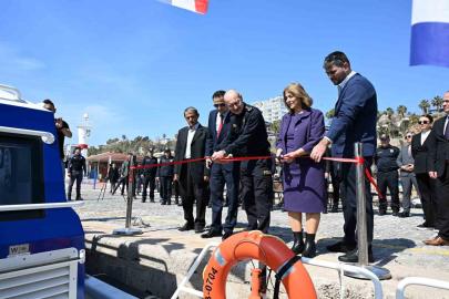 Şehit Veysel Özkayacan’ın adı verilen karakol botu mavi vatanda göreve başladı