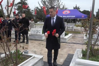 Şehitler Bafra’da dualarla anıldı