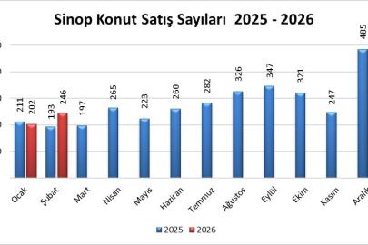 Sinop’ta konut satışları arttı