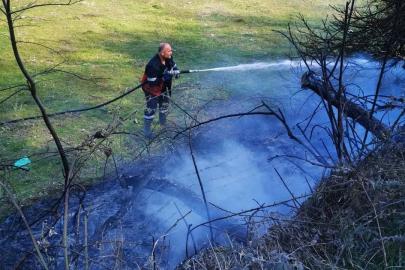Sinop’ta yangın paniği
