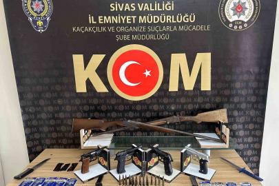 Sivas’ta kaçak silah operasyonu: 1 kişi tutuklandı