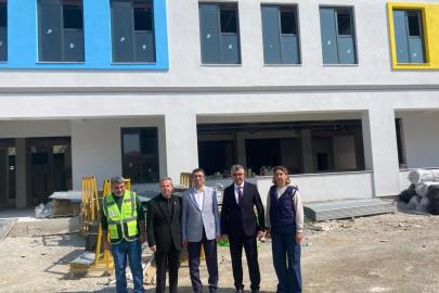 Söke’de eğitim yatırımları yerinde incelendi