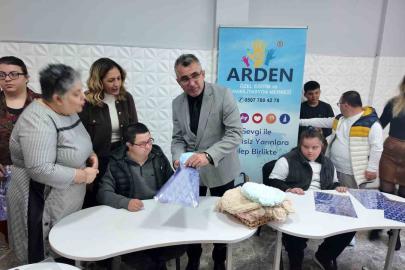 Söke’nin özel çocuklarından Şırnak’taki kardeşlerine sıcak hediye