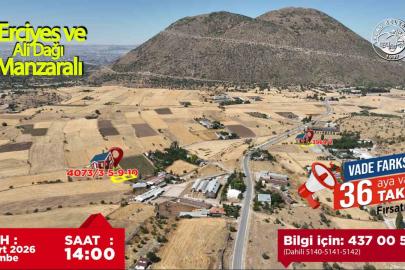 Talas’ın villa parseli fırsatında sona doğru