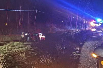 Tavşanlı’da kontrolden çıkan otomobil takla attı: 1 yaralı