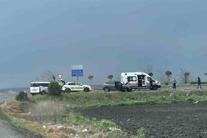 Tekirdağ’da trafik kazası: 2 yaralı