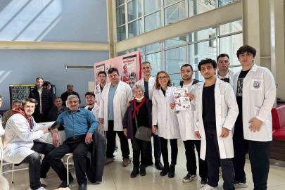 Tıp Fakültesi öğrencilerinden hipertansiyon farkındalığı etkinliği