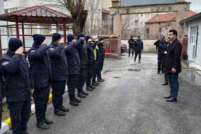 Tomarza’da güvenlik güçleriyle bayramlaşma ziyareti