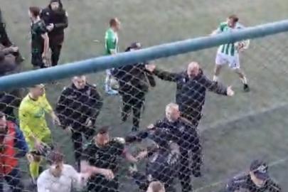 Trabzon’da BAL’a yükselme maçında olay çıktı