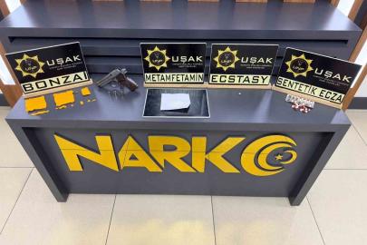 Uşak’ta uyuşturucu operasyonu: 3 tutuklama