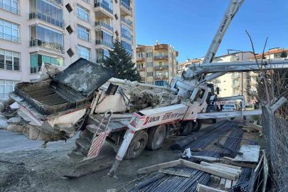 Uşak’taki beton pompası kazasında 3 kişi tutuklandı