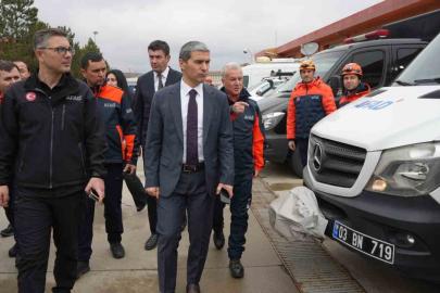 Vali Aktaş, AFAD’ın çalışmaları hakkında bilgilendirildi