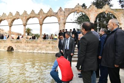 Vali Şıldak Balıklıgöl’de incelemelerde bulundu