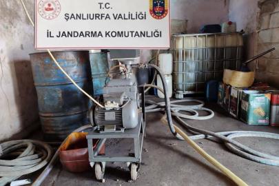 Viranşehir’de kaçak akaryakıt operasyonu : 1 gözaltı